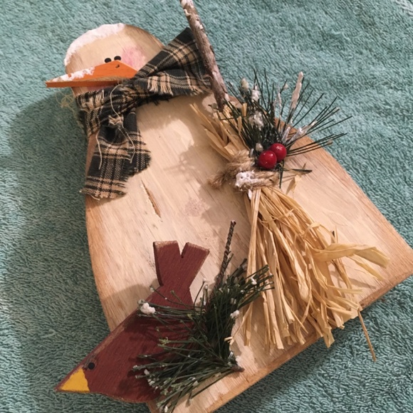 Handmade wooden Snowman - Picture 4 of 12